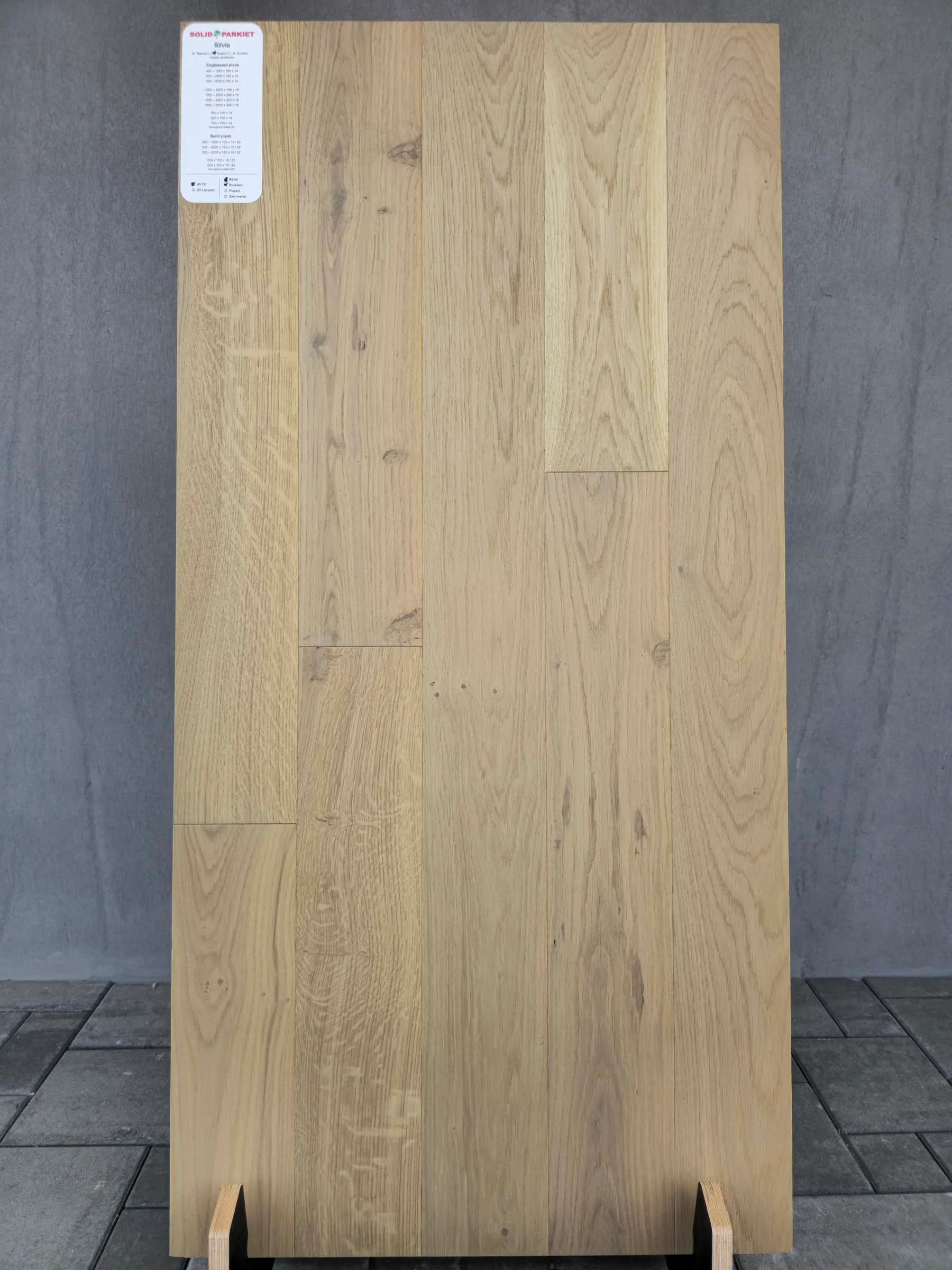 SolidParkiet, dąb, szczotka, faza x4, Silvia, klasa Rustic